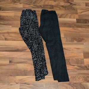 Apt. 9 Black and White Leggings Set